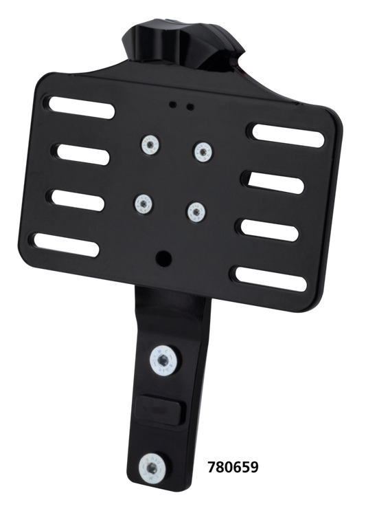 Blk center licensplate kit FLSL18-UP