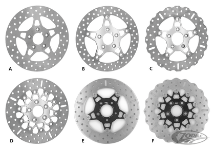EBC 5-button narrow band float BLK rotor