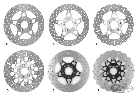 EBC 5-button narrow band float BLK rotor