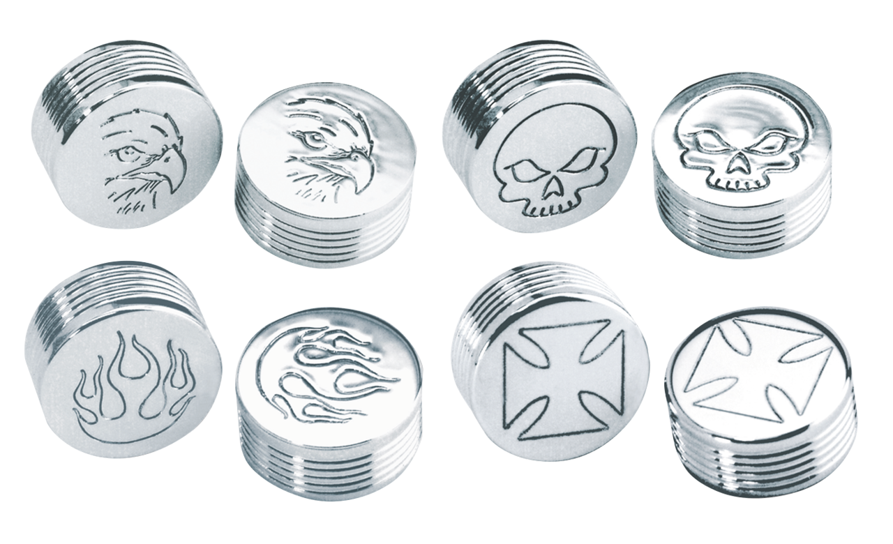 Hex Bolt cap 3/8" Skull design