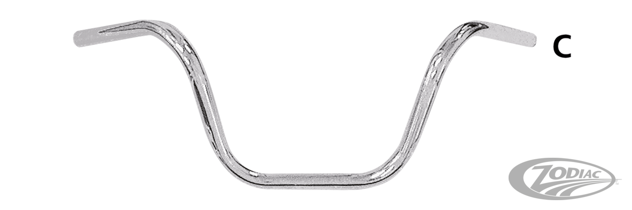 GZP Handlebar Harley stock 82up 1"