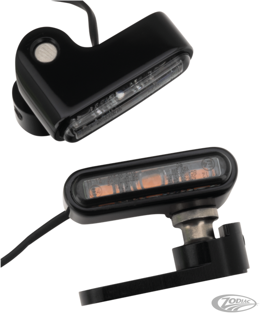 Front turn signals black XL/FXD/F*ST