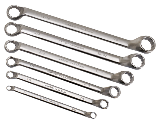 6-Piece box wrenches set