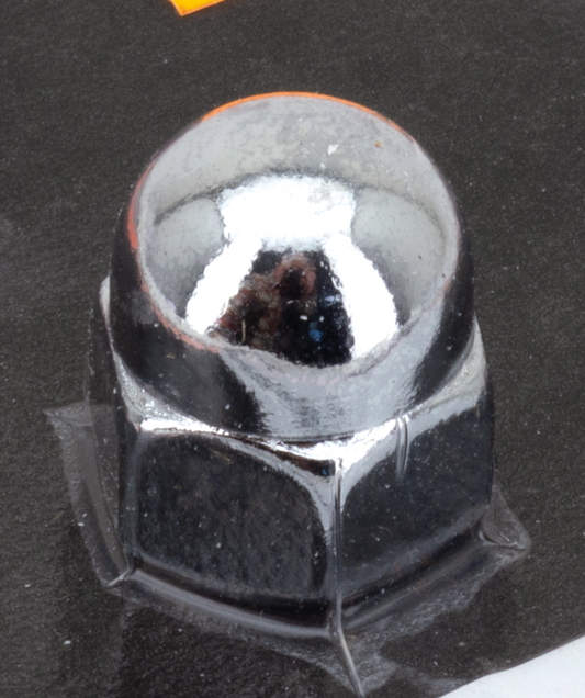 CHROME ACORN NUT 1/2-13 UNC, EACH