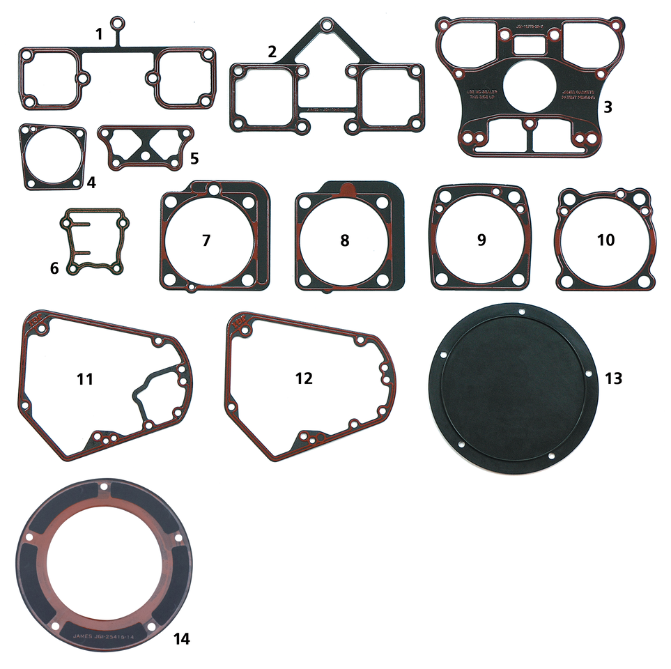 Cyl. base gaskets BT66-84 BigBore METAL