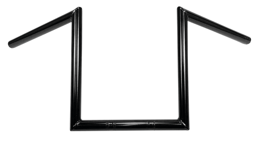 1" Handlebars Square 12" BLK