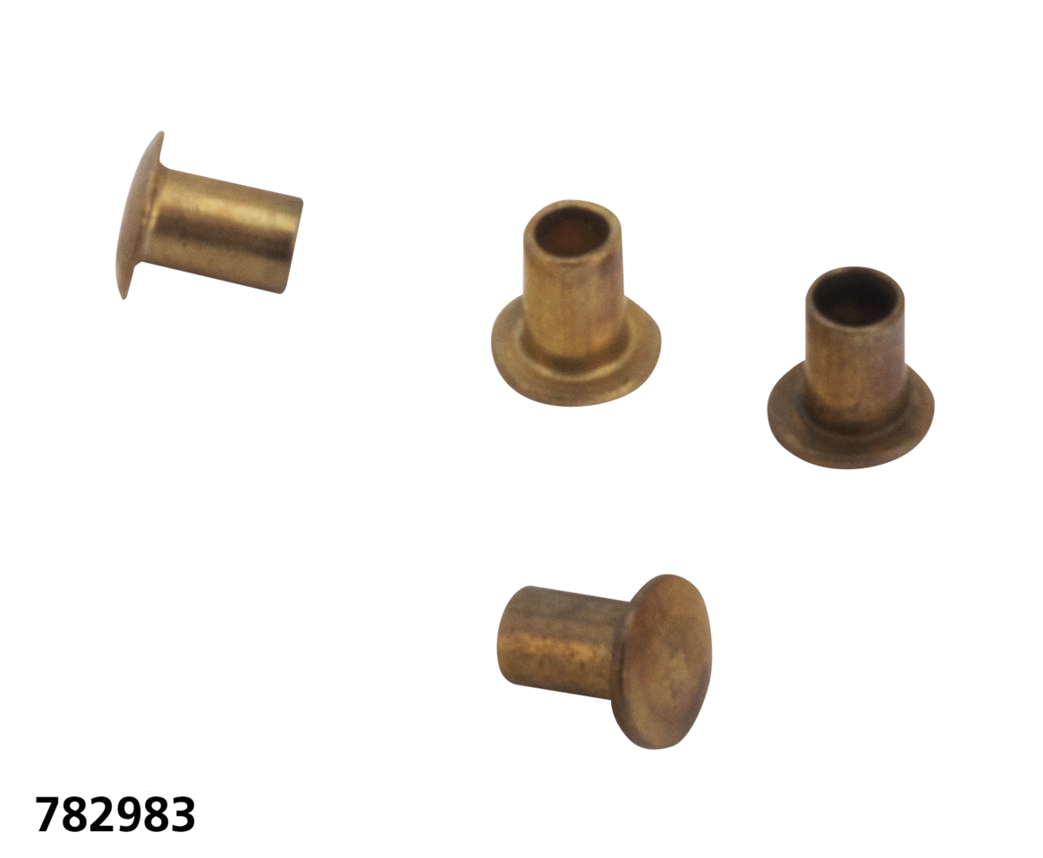 Rivets speedometer face brass set of 10