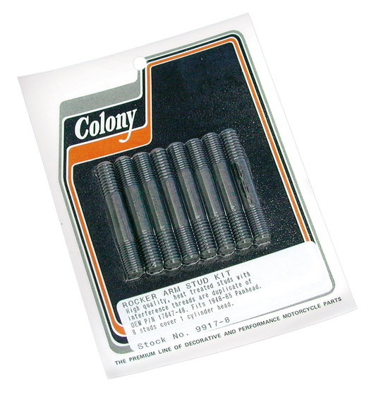 Panhead rockerarm stud kit set of 8