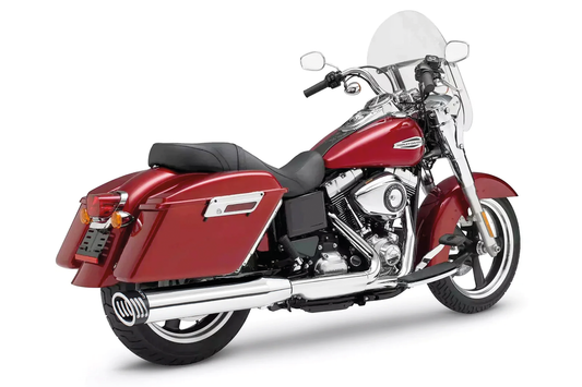 FLD/FXDL12-17 RACING 4" SINGLE SO CH/BK