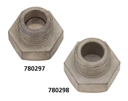 Plug gas/oil tank 45ci w/magnet WhitePlt