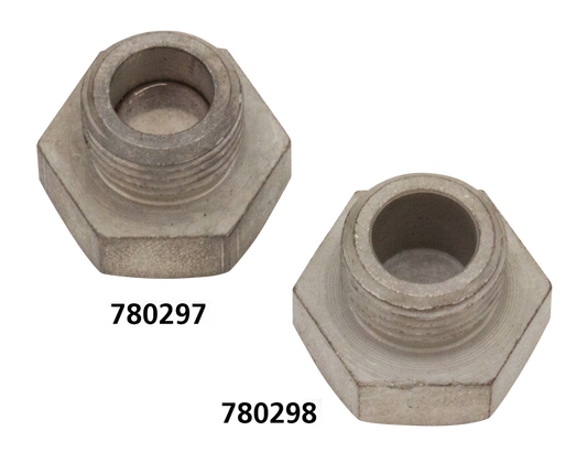 Plug gas/oil tank 45ci w/magnet WhitePlt