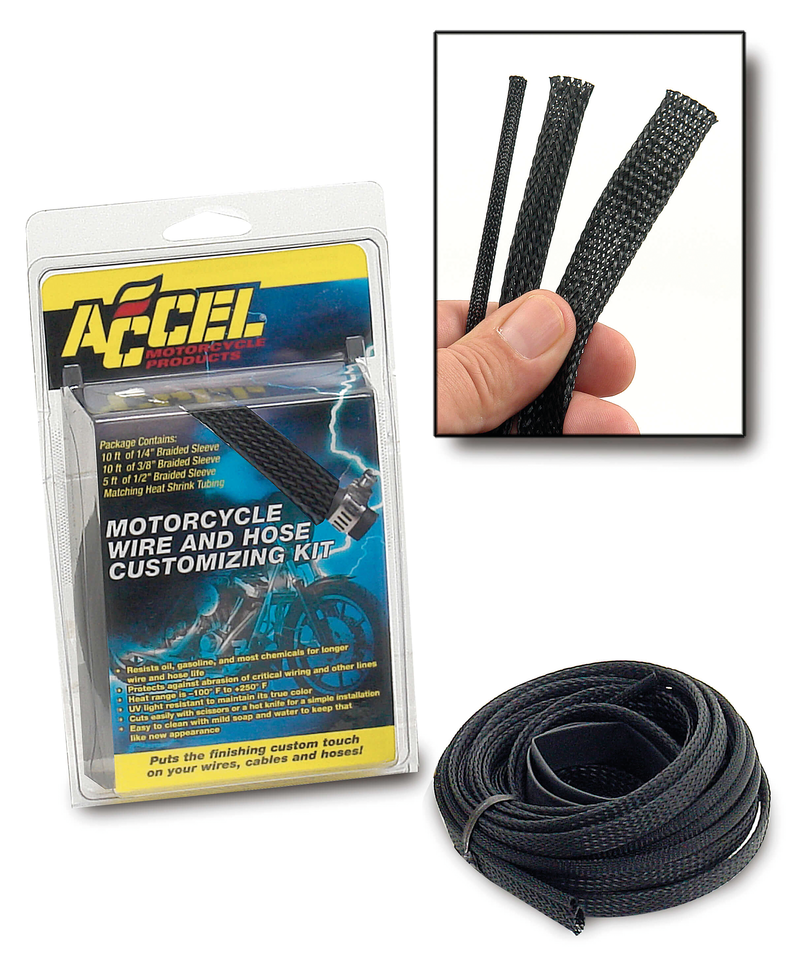 Accel Black Sleeving kit