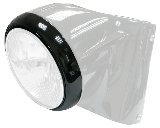 Black 7" headlight trim ring