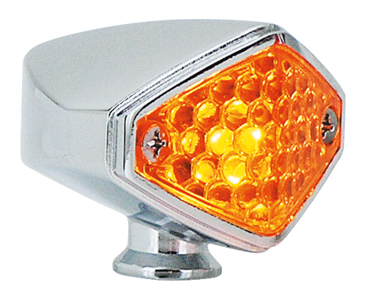 GZP Diamond marker light chrome amber