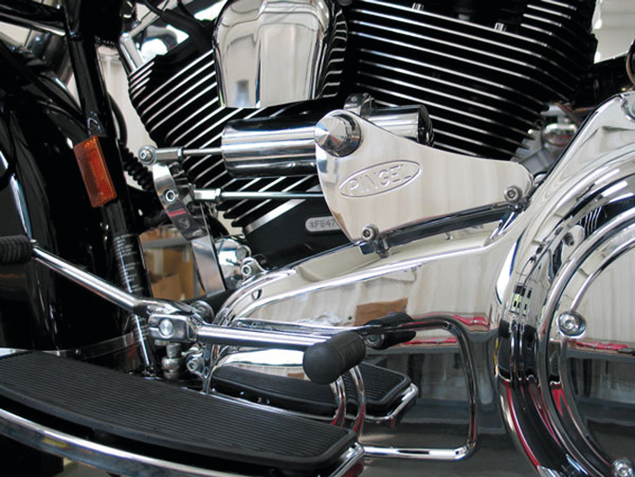 Pingel Shifter Kit FLH/T07-16 Htd. Grips