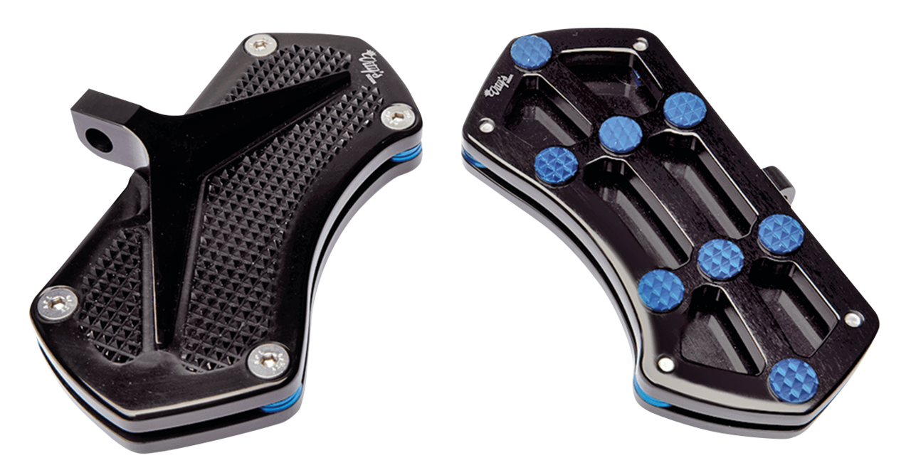 DIAMOND PSSNGR FLRBRD BLK W/ GEMS BLUE