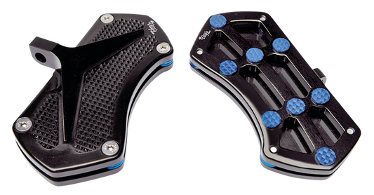 DIAMOND PSSNGR FLRBRD BLK W/ GEMS BLUE