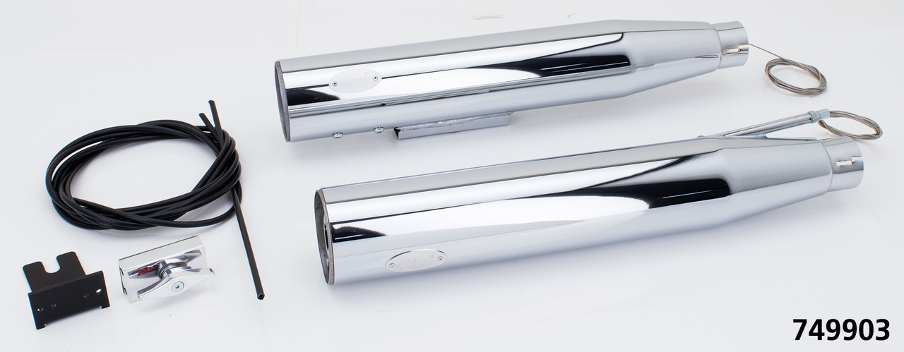 MCJ Royal Slip-Ons FXDB91-16 Chrome