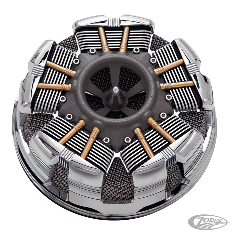 RADIAL AIR CLEANER CHROME FLH/T08-16