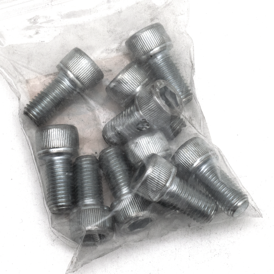 10pck allen bolt 5/16-24x5/8" UNF zinc