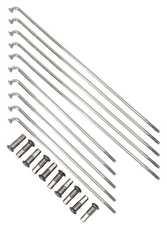 Chrome spoke set 16" front WL