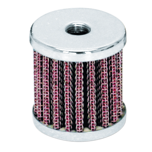 GZP Chr crankcase breather w 1/8" NPT th