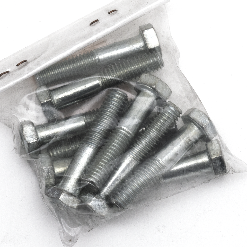 10pck hex bolt 5/16-18x1-5/8" UNC zinc