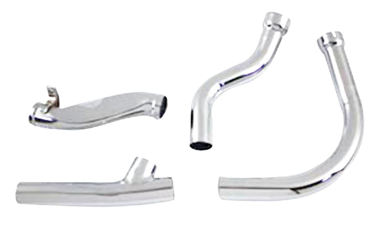 2-1 Complete Exhaust Chrome FL48-57