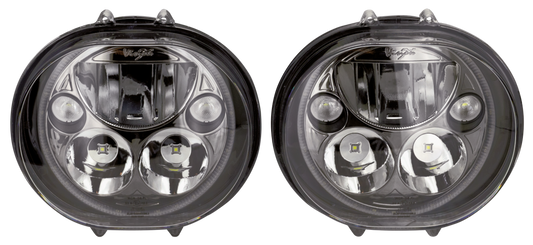 Vision X oval 5.75" Blk with halo kit