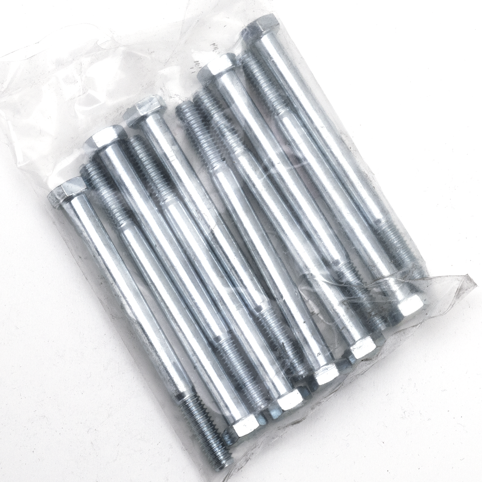 10pck hex bolt 5/16-18x3-3/4" UNC zinc