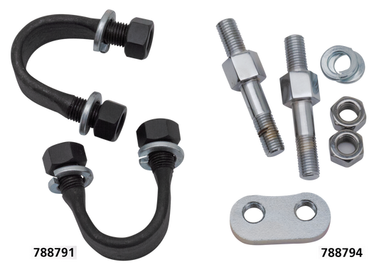 U-BOLT rear guard w/ nuts set of 2 WL pa