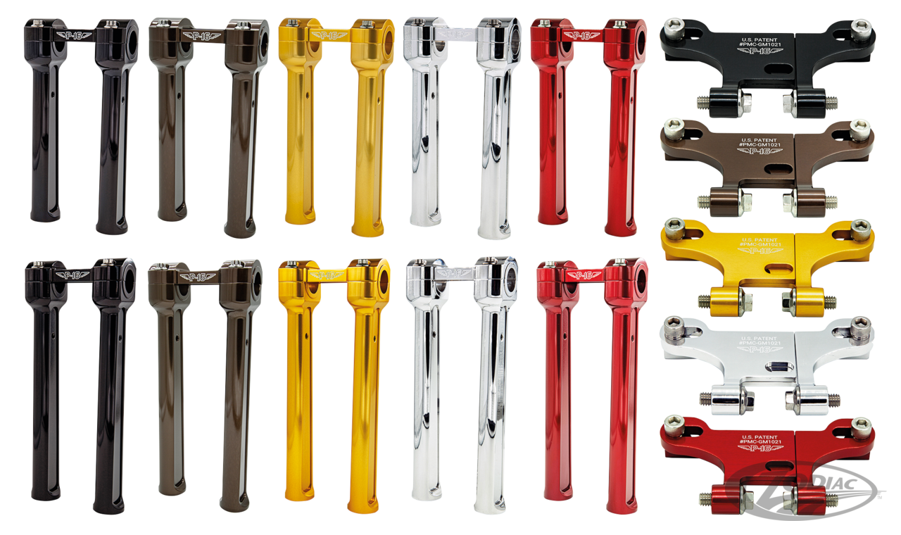 P16 RISERS GAUGE MOUNT Black