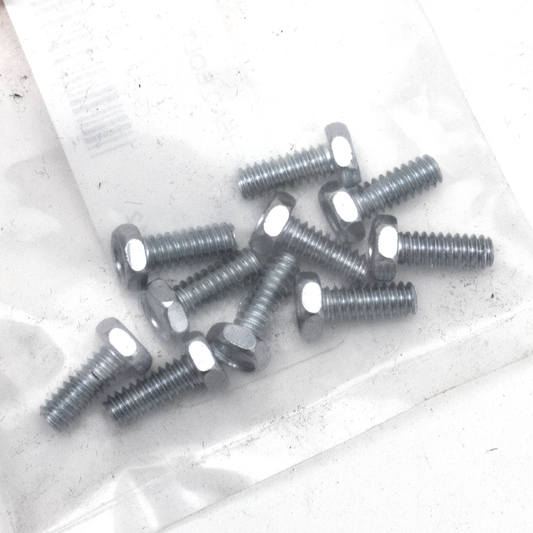 10pck hex bolt No. 10-24x1/2" UNC zinc