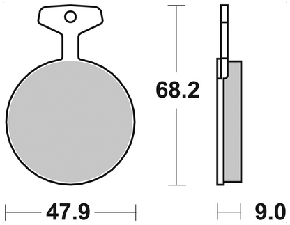 SBS HF Brake pads sprocket disc kit