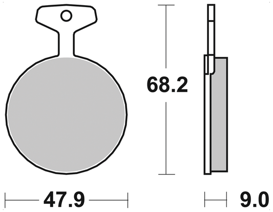 SBS HF Brake pads sprocket disc kit