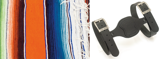 T-leather holder blk w/zpn755299 blanket