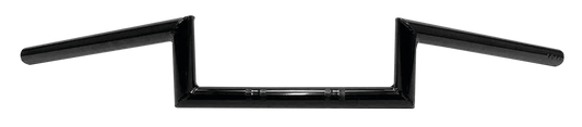 1" Handlebars Square 4" BLK no dimple
