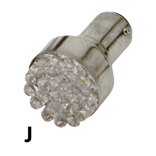 GZP DUAL CLUSTER 19 X LED BULB WHITE BAY