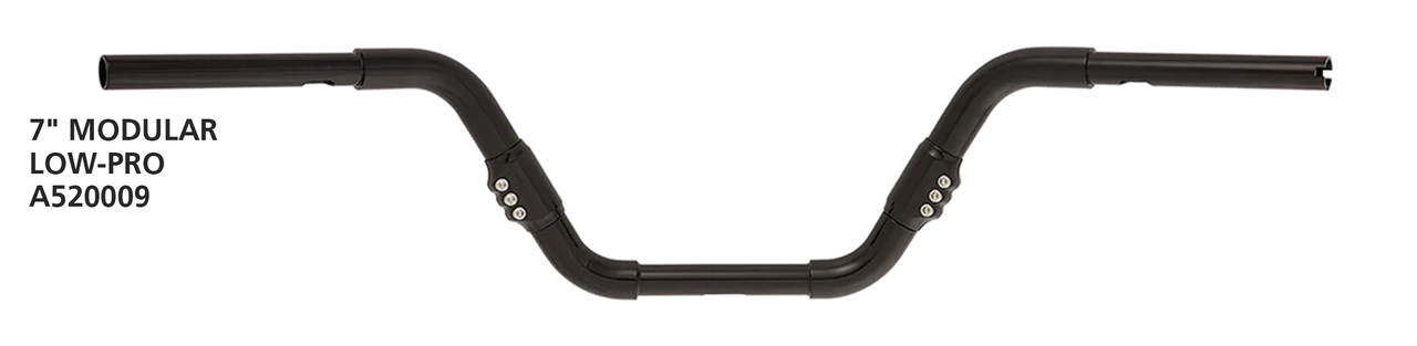 LowPro 3Way Adj. Handlebar Black
