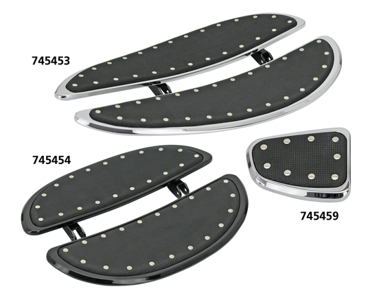 Banana footboard Chrome 14"