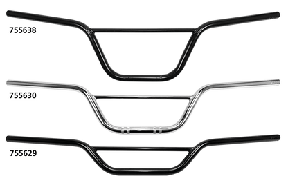 7/8" Handlebars Scrambler 4" BLK