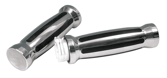 GZP Inlay Millennium grip set Chrome