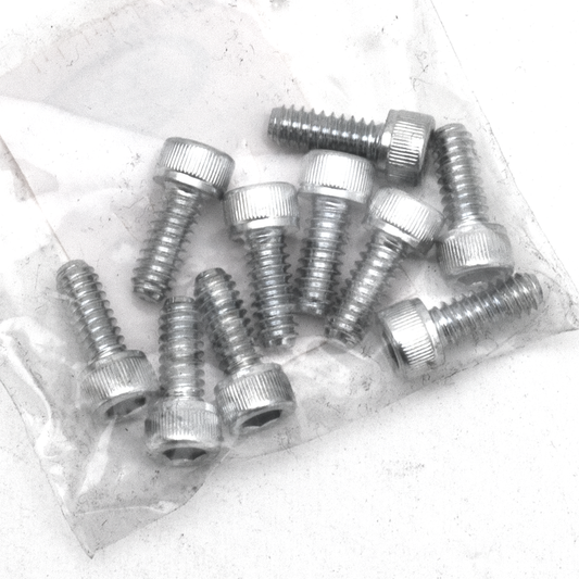 10pck allen bolt No. 10-24x1/2" UNC zinc