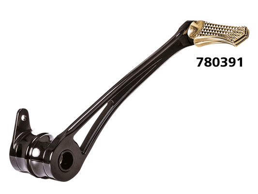 DMND BRAKE ARM BLK+BRASS PEG FLH/T14-UP