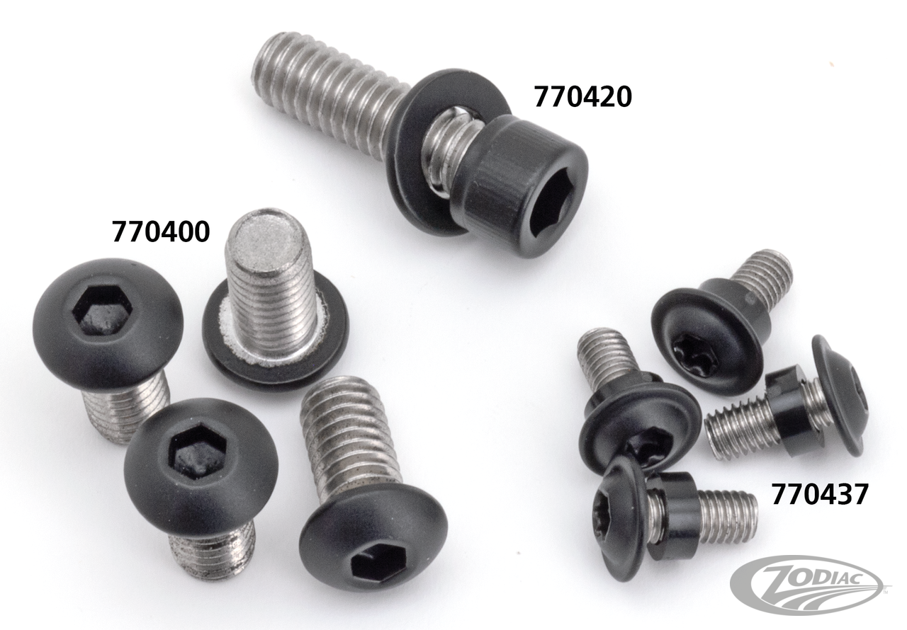 Belt Guard Screw Matt Blk XL04-22
