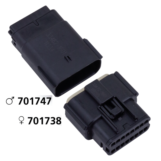 Molex 07Up 16-Position Male Black OEM721