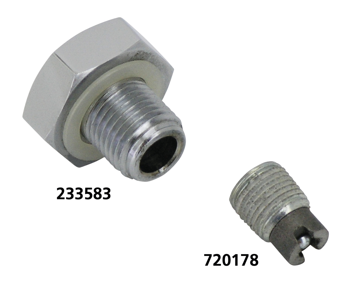 Magnetic oil drain plug + washer 1/2"-20