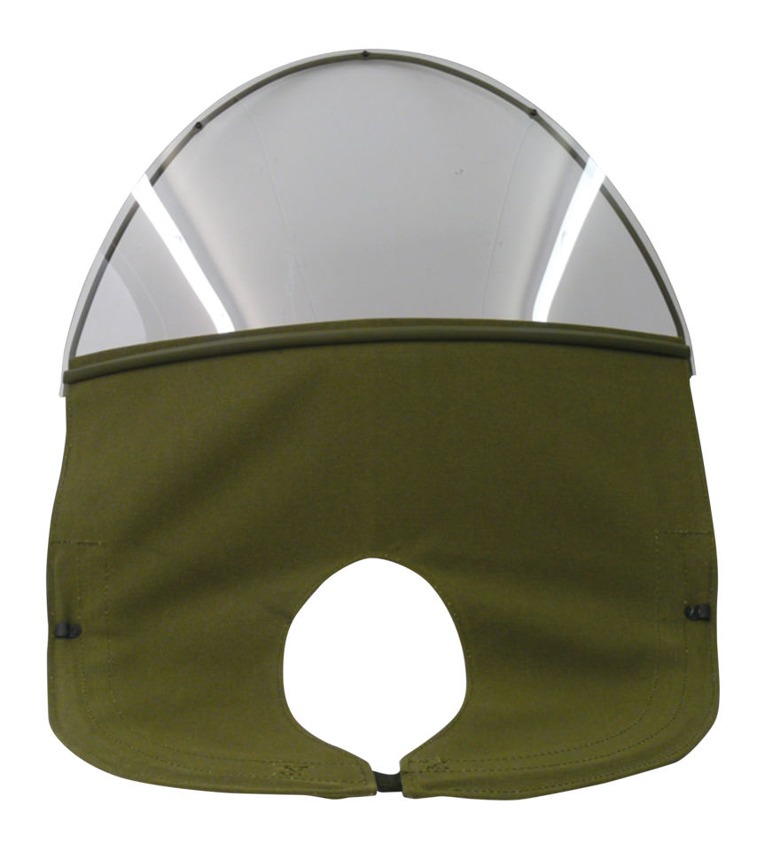 Military windshield with skirt WLA/WLC