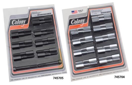 Bolt set f/45CI 1:5 alu heads, black