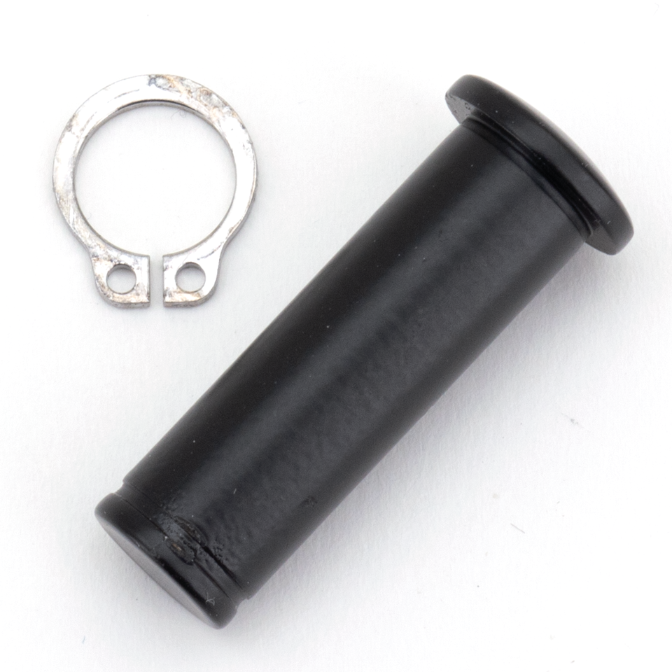 GZP black lever pin with circlip, each